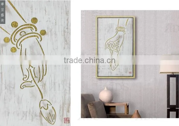Framed Handmade Buddha oil painting