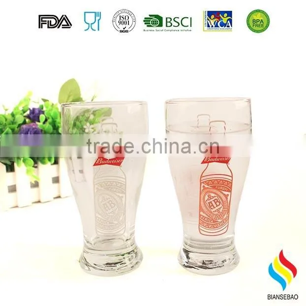 Cold color changing glass cup beer promotional gift