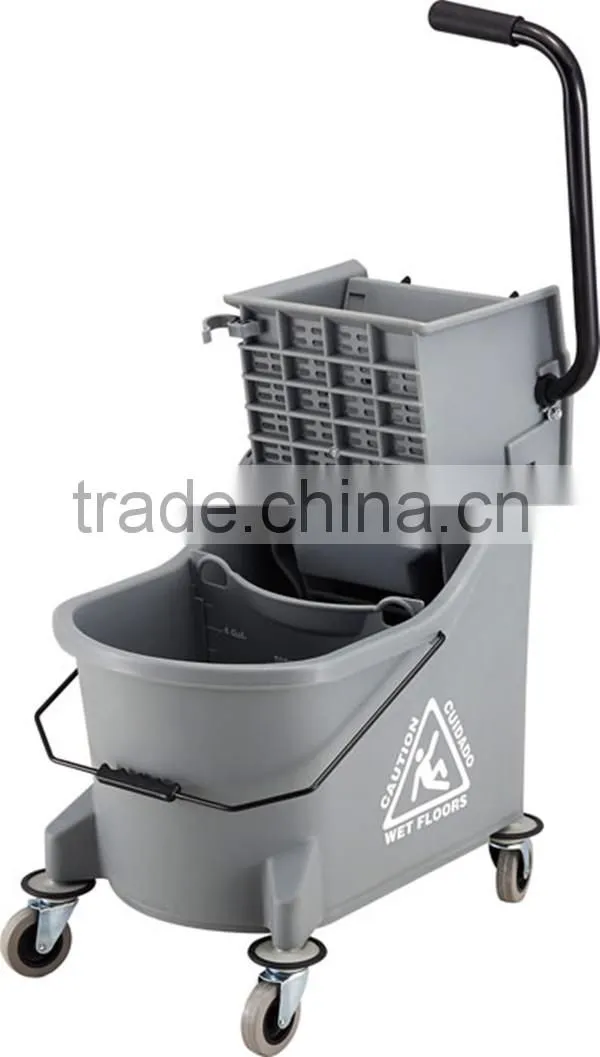 33L hotel cleaning bucket with wheels