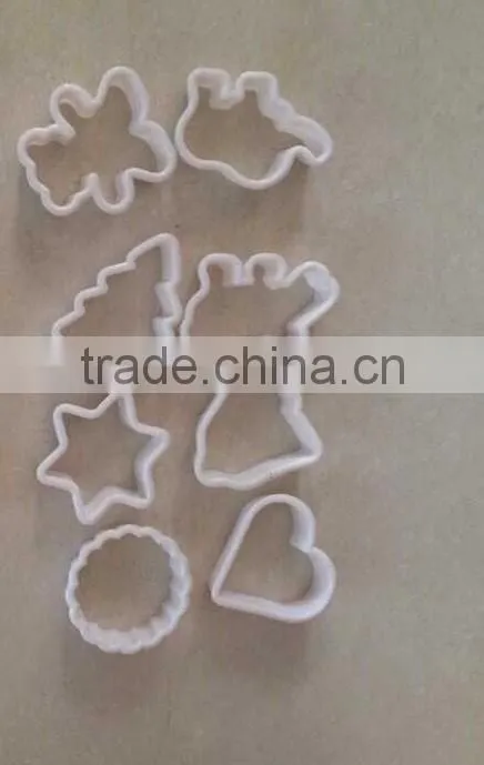 Lovely shape plastic cake mold set baking tools christmas cake mold