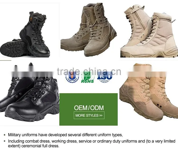 Military Low Cut Rubber Boots Combat For Men