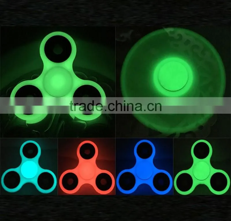 hot selling hand spinner toys metal led finger spinner