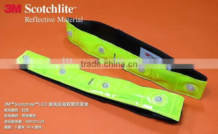Led Band Reflective Safety Band With Led Lights For Running Cycling Bike Bicycle