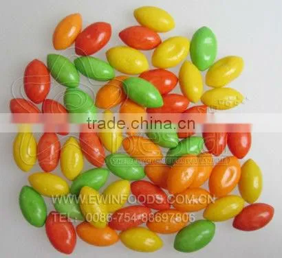 Colorful Olive Shape Fruity Flavour Bubble Gum Candy