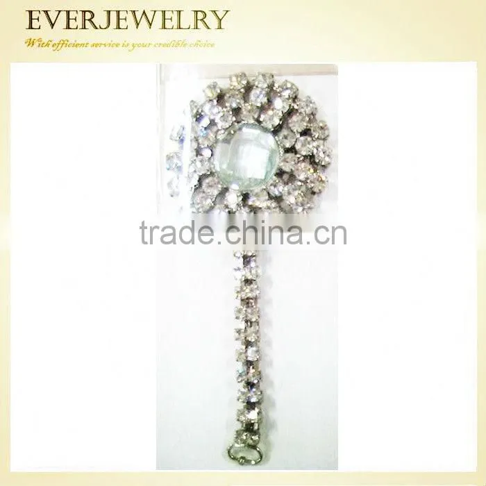 hot sell crystal high heel shoe clips