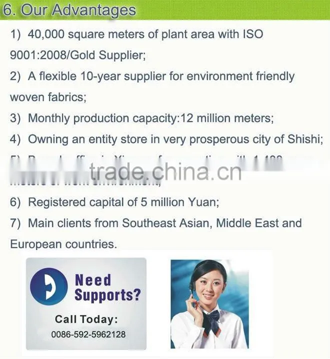 High-quality 100% plain white cotton fabric 32x16x130x50