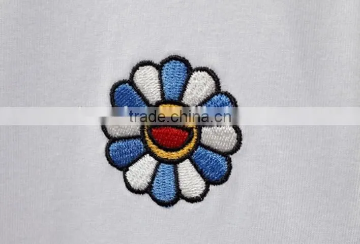 embroidered t-shirt women's 100% t-shirt wholesale from china
