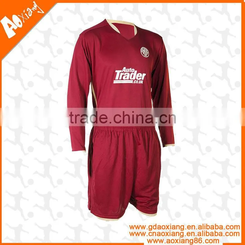 SJ0050 customized Long Sleeve Soccer Uniform