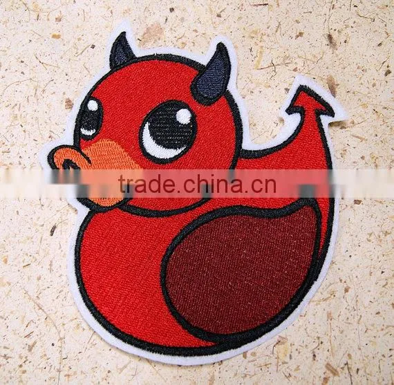 Custom high quality embroidered creative skulls patch for clothes embroidery patch made in china choose size/color