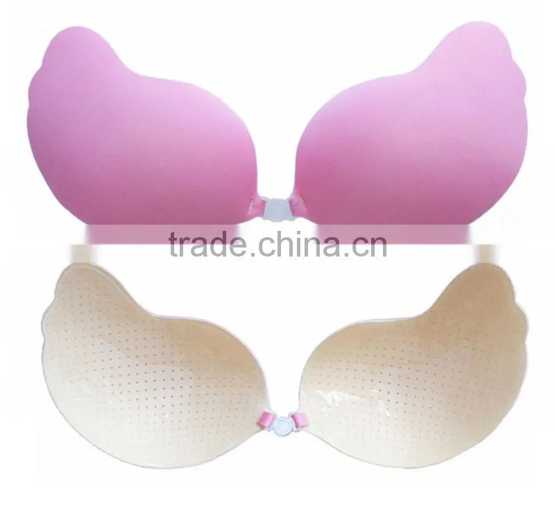 lightweight sexy invisible deep V gel bra