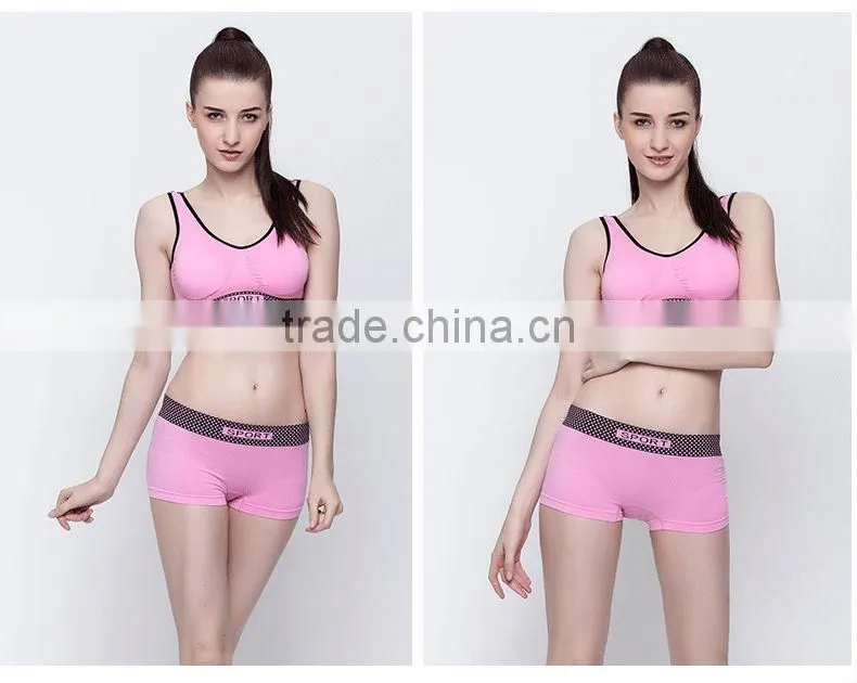 Factory Provide New Style Sex Seamless Japanese Girl Bra Panty Set