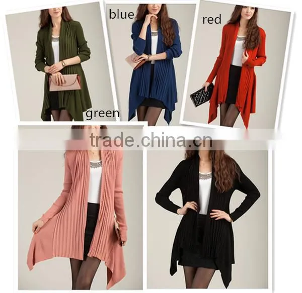 Spring and autumn free size latest design women solid Simple and fashion sweater women cardigan