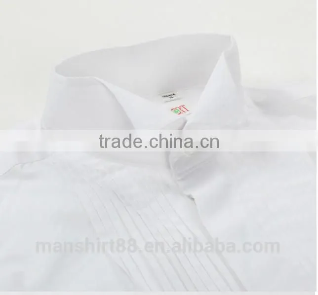 party wear french cuff wing collar tuxedo shirt