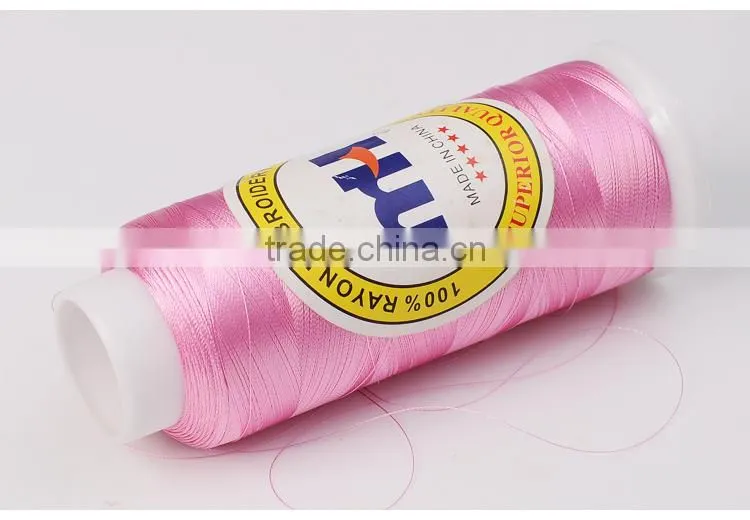 100% Viscose rayon embroidery thread for computerized machine embroidery