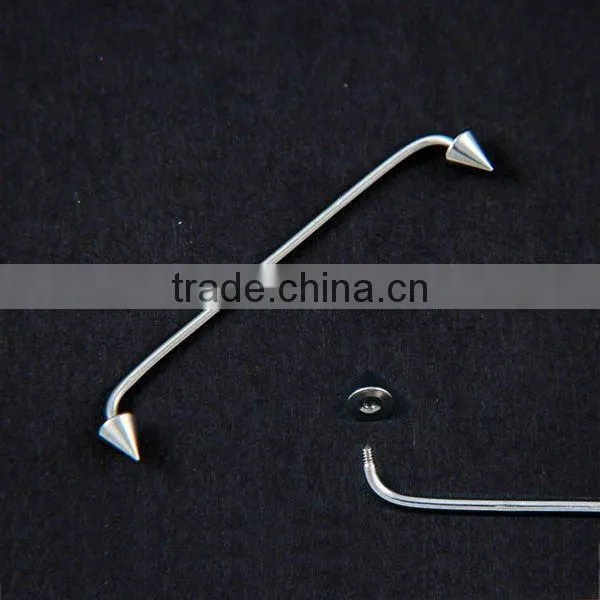New Hot styles goblet industrial tongue barbell