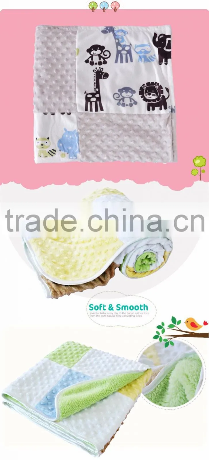Widely Used Competitive Price Customized Kids Blanket