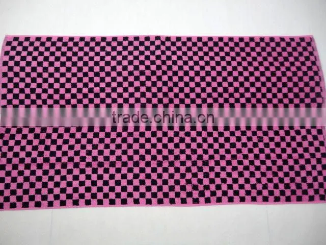 Cotton customized zipper pouch fitness towel