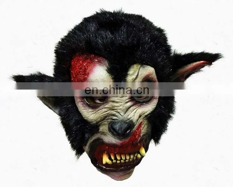 High Qulity Latex Costume Prop Halloween Novelty Wolf Werewolf Mask
