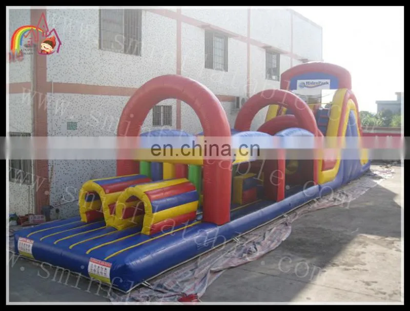 Boot Camp Inflatable Obstacle course mega Challenge obstacle kids obstacle course