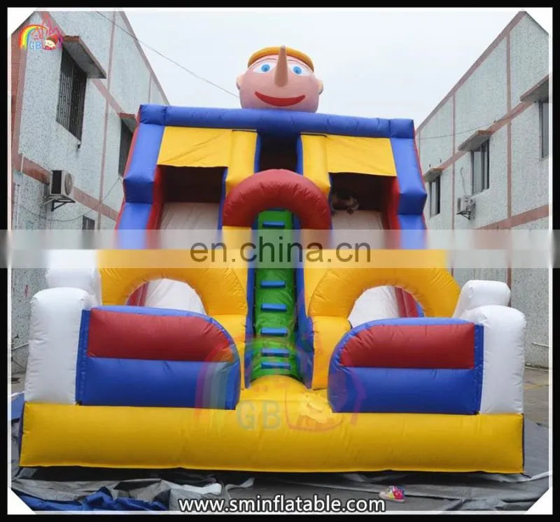 High Quality inflatable little boy slide,cartoon inflatable slip and slide,china inflatable slide