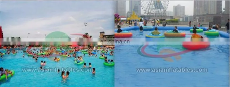 Kids Water Park Inflatable Electric Bumper Boat Equipment