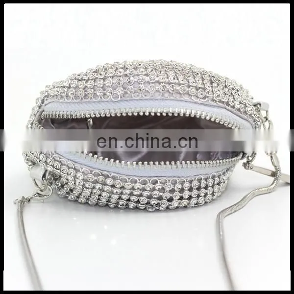 milti color crystal round shape mini coin purse