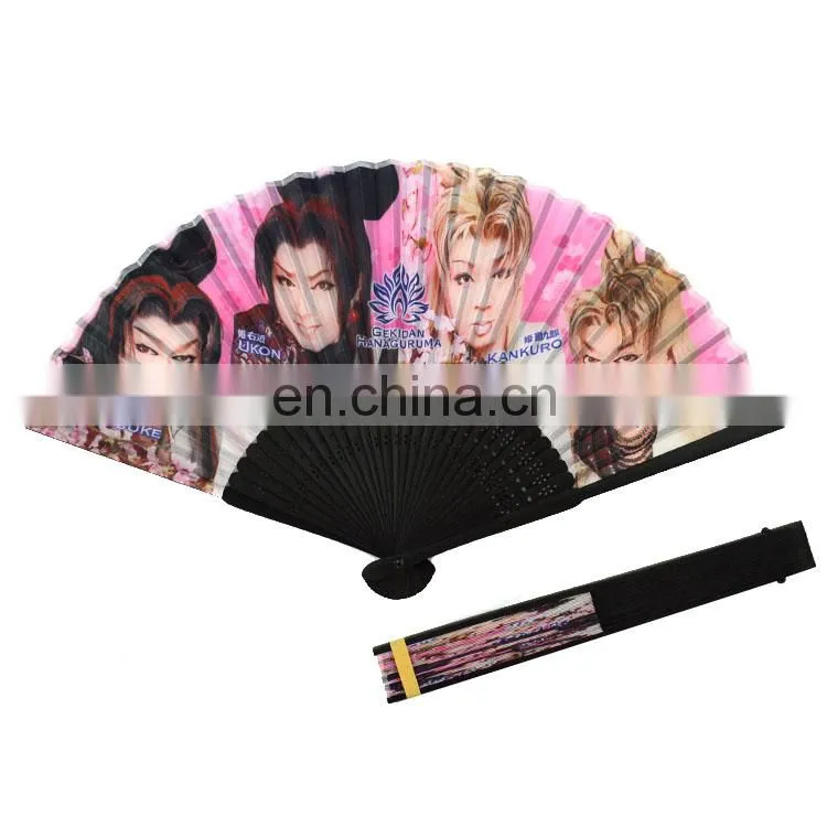 Personalized handheld customized bamboo hand fan