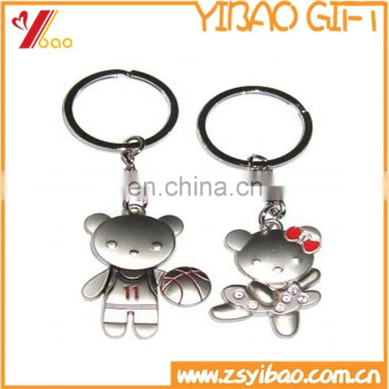 Metal material and custom metal keychain type for promotional item