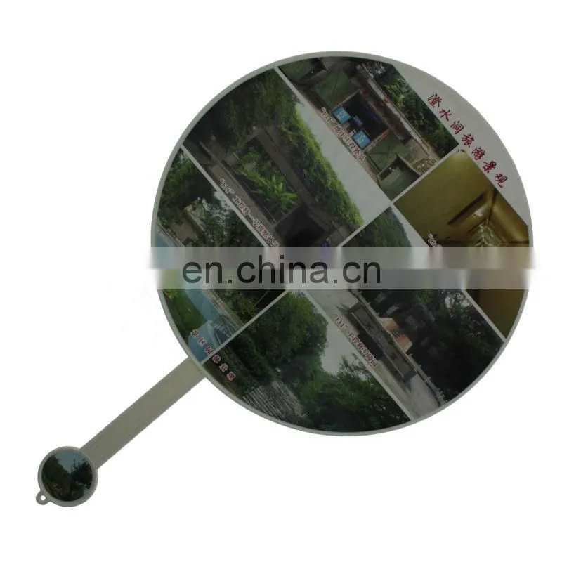 promotional customized hand held paper fans wholesale