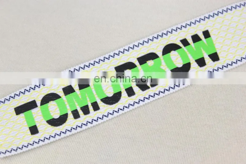 High quality letter webbing belt webbing strap printed nylon webbing
