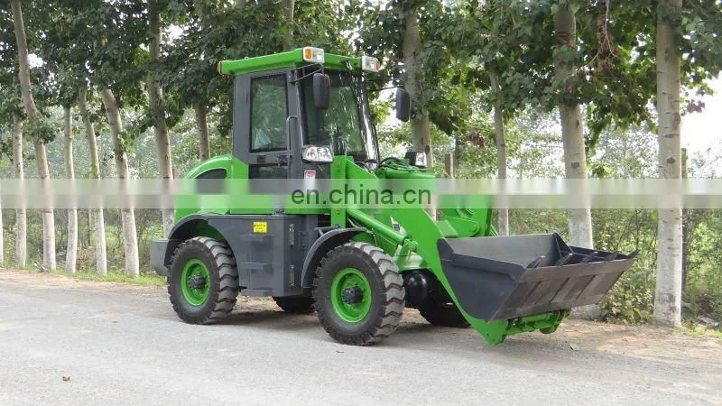 Mini Wheel Loader ZL10 loader with all attachments CE mini loader