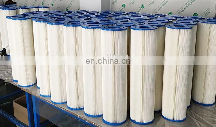5 micron pleated Pool Filter Cartridge H 688mm with hole support