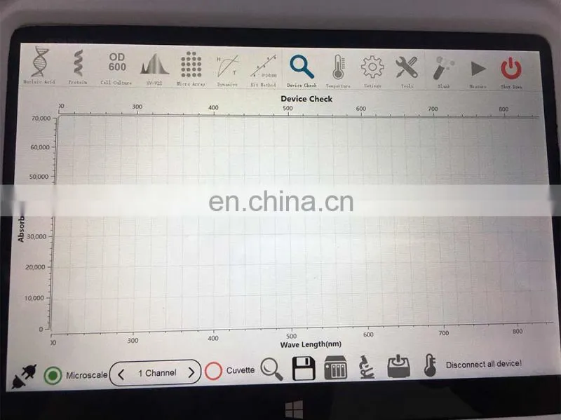 Hot Sale Cheap DNA Equipment Micro Volume Spectrophotometer