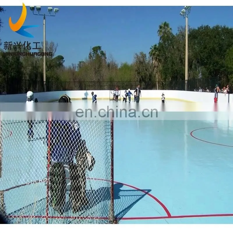 Easy maintained synthetic ice skating rink / synthetic ice skating floor/simulated ice skating floor panels