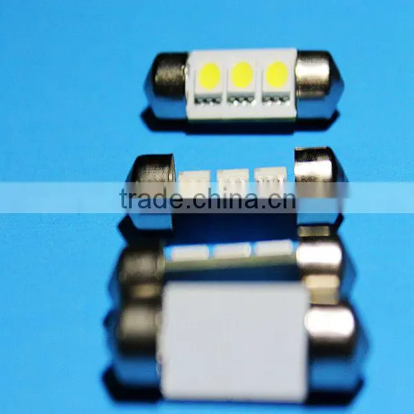 Cool and Popular 39mm 3smd 1.6W Canbus Led Festoon Light