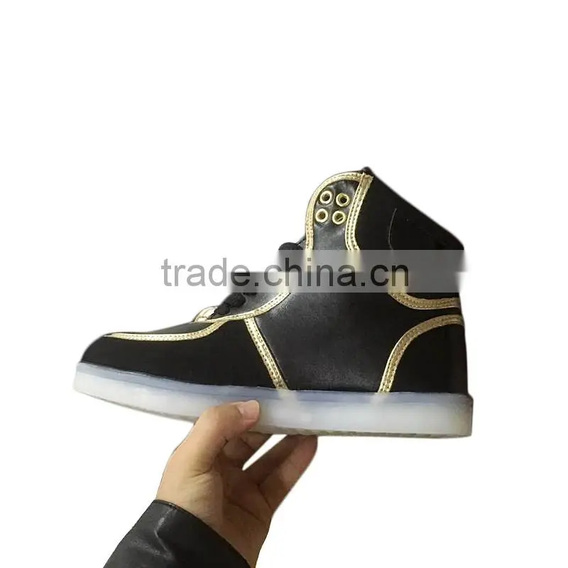 Ultra-affordable price unique design adults LED light up basketball shoes, LED sport shoes, adults running shoes with LED light