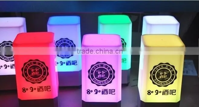 Plastic bar desk light for game