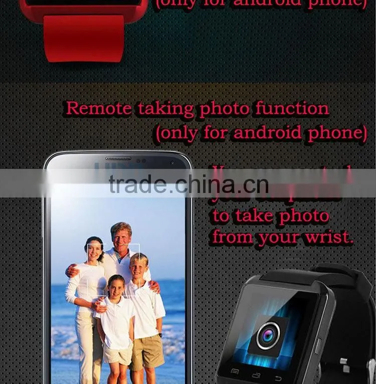2014 portable wrist u8 m26 bluetooth smart watch bluetooth watch wholesale wrist watch