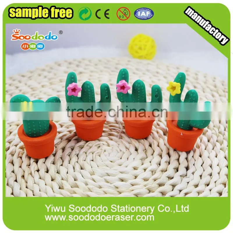 YiWu Soododo Pretty Rubber Eraser Custom shape eraser