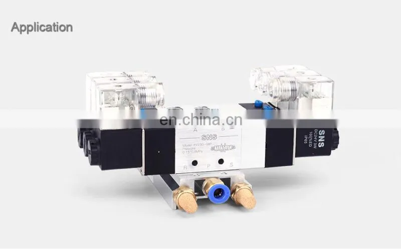 SNS 4V230-08 series inlet double coils pilot-operated electric solenoid valve