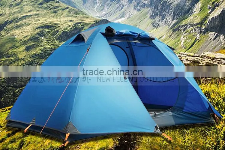 TOOTS High-Quality Outdoor Family Camping Tent ,Foldable Double Layers Camping Tent for 3 Person