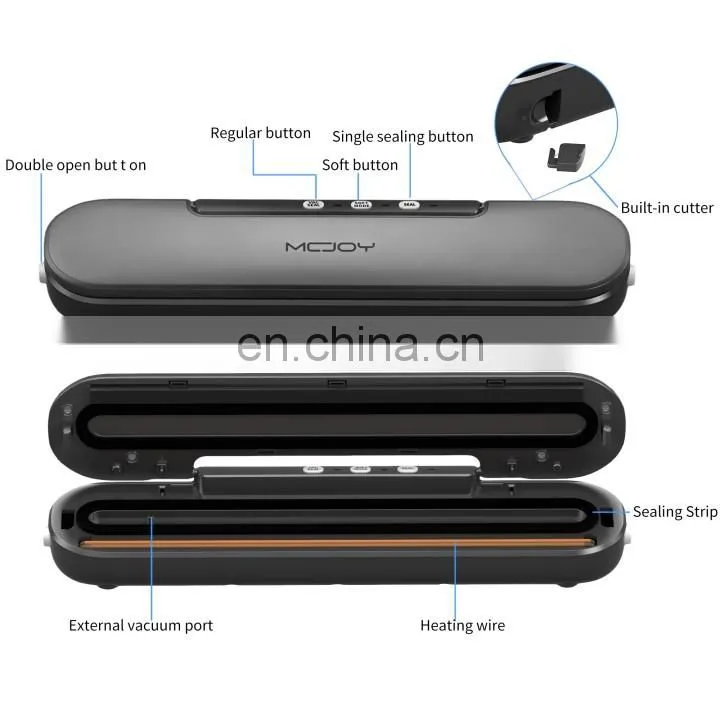 Vacuum Sealer Machine with Strong Suction Upgraded Automatic Food Sealer with Full Automatic Bag Sealing Technology