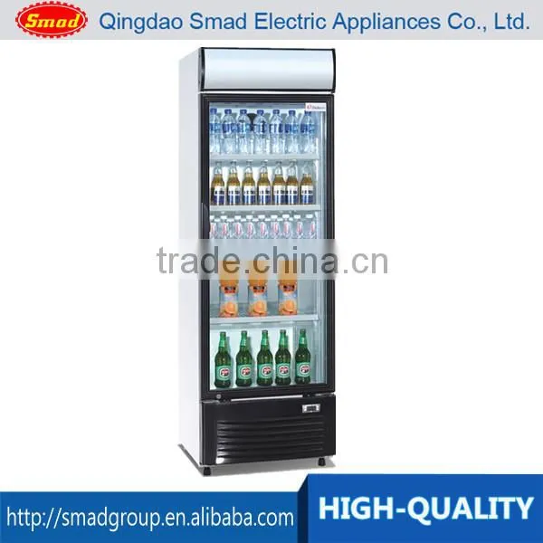 LG-430F Big Fan Cooling single door upright showcase
