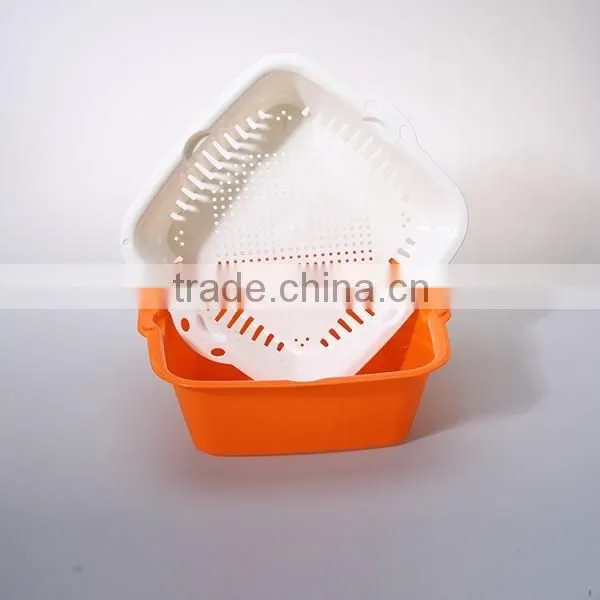 12 Inch Plastic Square Sink Colander
