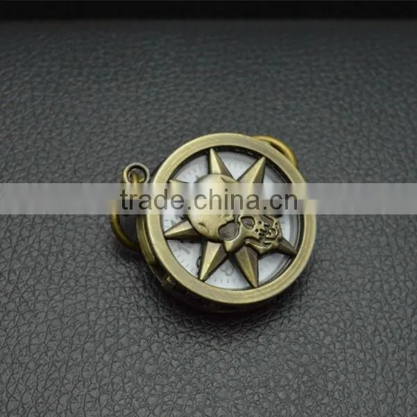 Sun god pocked watch with key chain