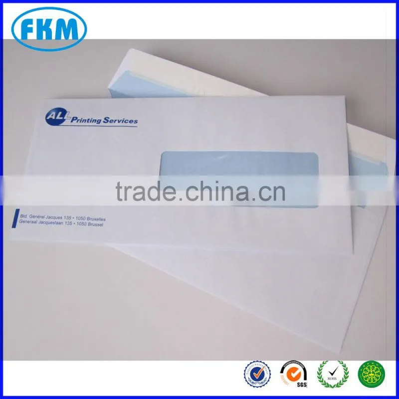 window envelope for bank