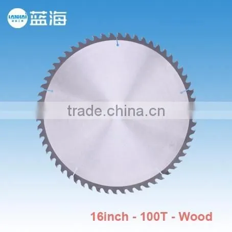 16''-100T Factory Directly Provide Durable Professional Manufacturer Supplier Wood Cutting Alloy Saw Blade