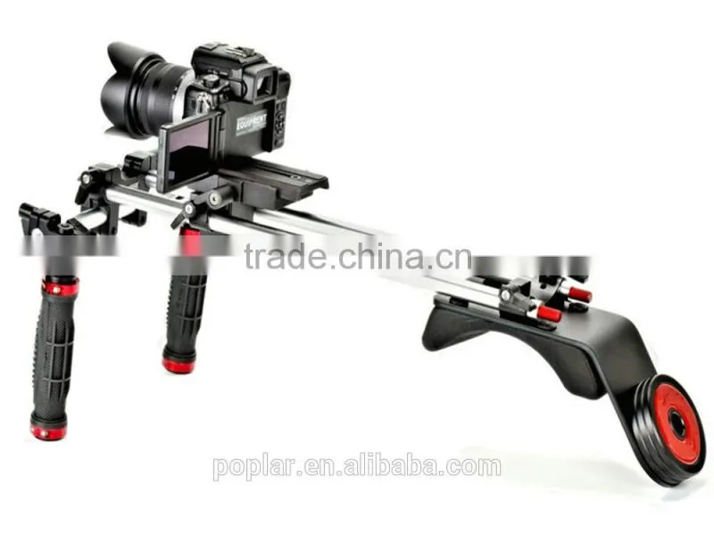 Poplar Camera Rig Shoulder Mount with accessories