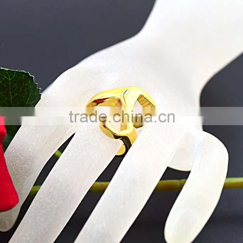 fashion jewelry 2016 latest gold stainless steel rings