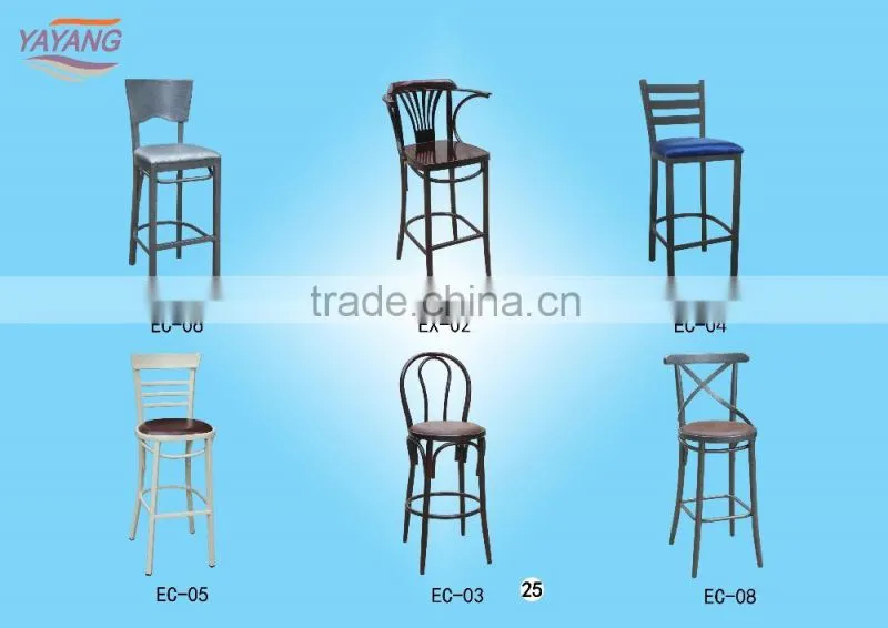 Hot sale cheap price metal cafe table and chair used, cyber cafe chair, chair for cafe